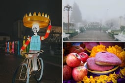 Feria de Día de Muertos en el Pueblo Mágico de Puebla que parece Silent Hill