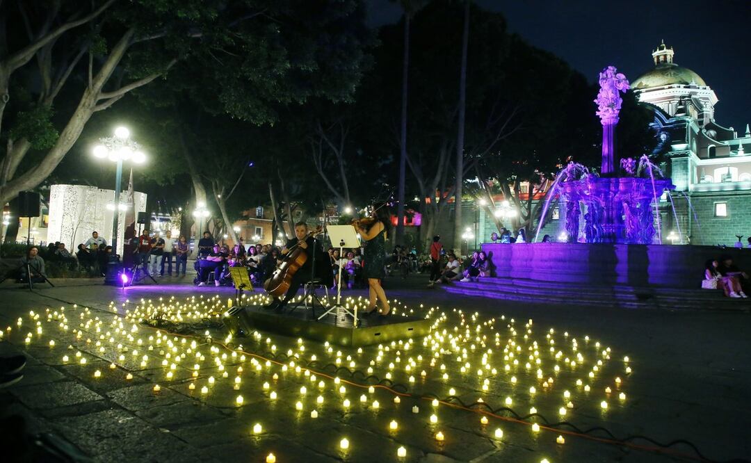 El “Concierto Entre Velas” se realizará este 10 de mayo en el Zócalo de la ciudad | Foto: Ayuntamiento de Puebla