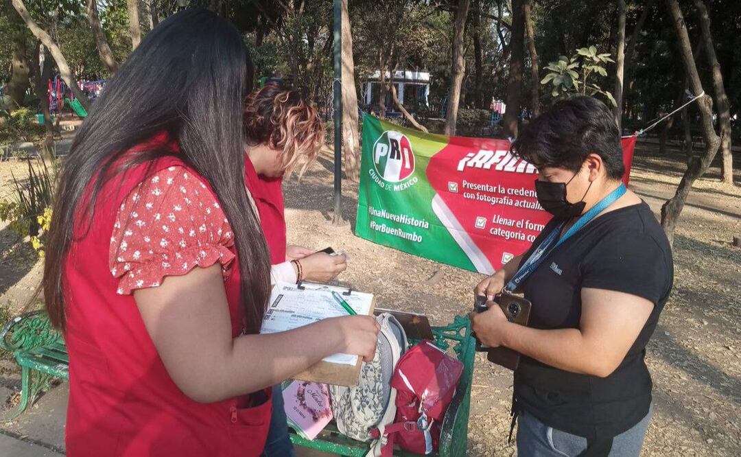 El PRI lleva a cabo una campaña de afiliación ante la reducción de sus militantes | Foto: Twitter PRI Puebla
