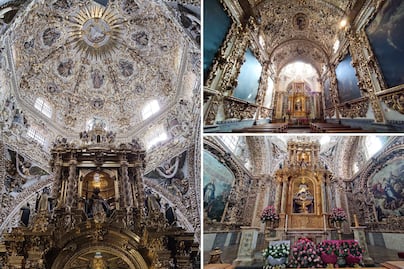 Parece la Capilla Sixtina, pero está en Puebla y es la octava maravilla del mundo