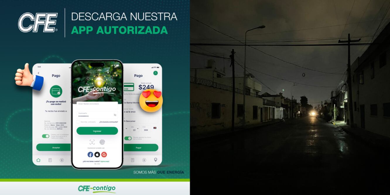 CFE Contigo, reportes / Foto Redes Sociales