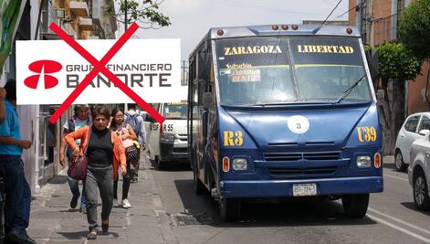 Seguros Banorte ya no serán aceptados para transporte público en Puebla