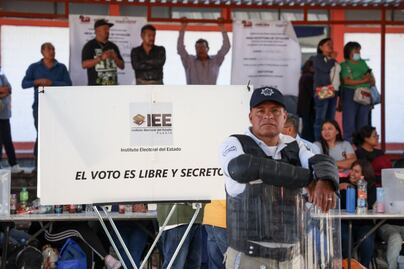 Concluyen elecciones en juntas auxiliares de Puebla con algunos incidentes  
