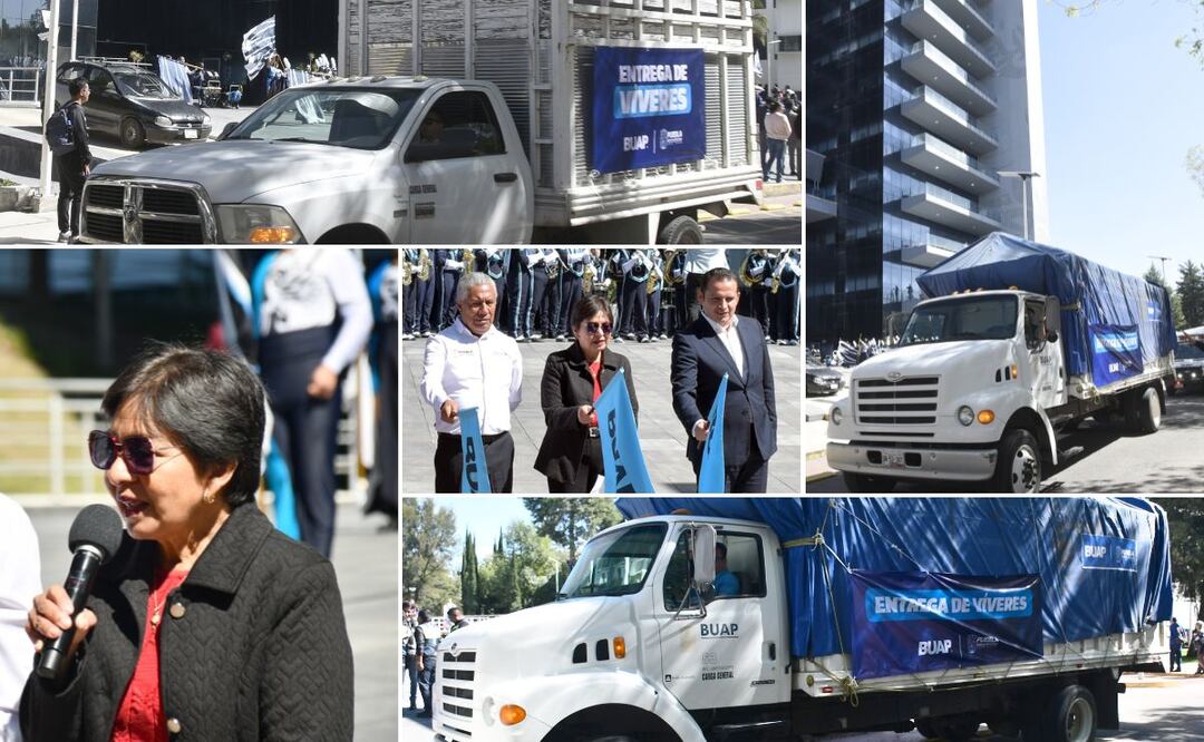 El banderazo fue realizado en la explanada de la Torre de Gestión Académica y Servicios Administrativos, en Ciudad Universitaria | Foto: Buap
