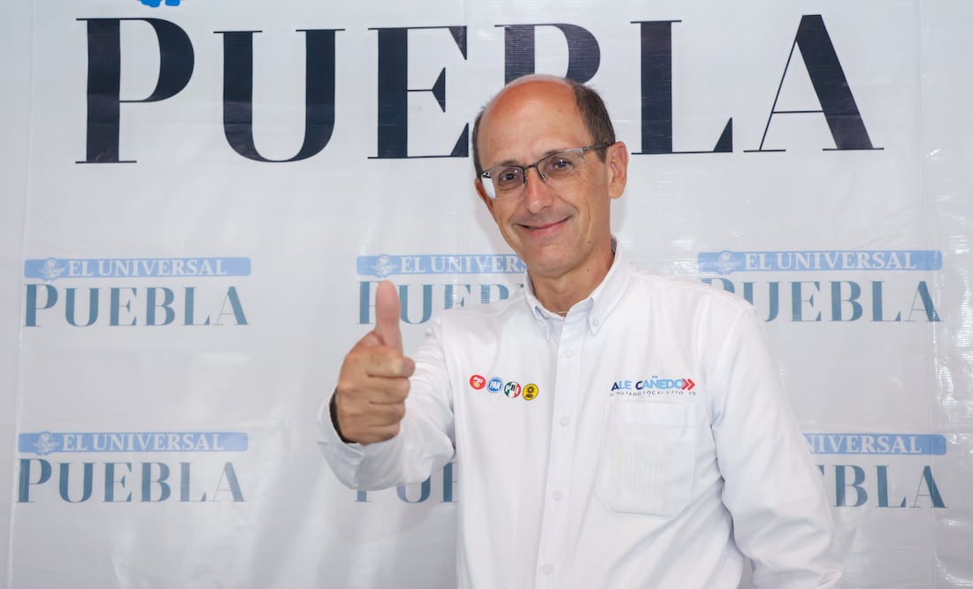 Alejandro Cañedo conversó con El Universal Puebla/ Foto: EsImagen