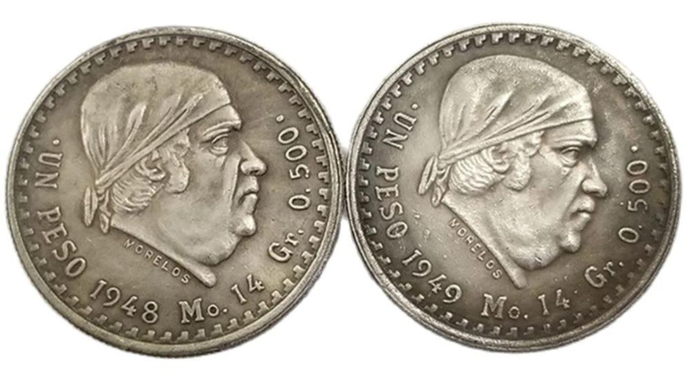 El peso Morelos cachetón tampoco se salva de la piratería china