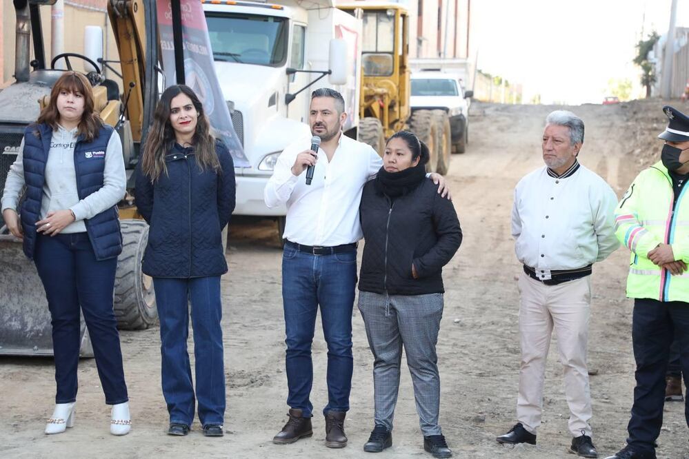 Adán Domínguez supervisó estas obras | Fotos Ayuntamiento de Puebla