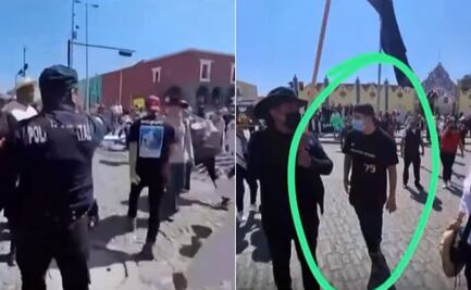 Funcionarios panistas de Lupita Cuautle se infiltraron en marcha de Generación Z: Armenta