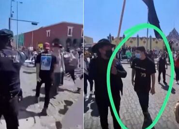 Funcionarios panistas de Lupita Cuautle se infiltraron en marcha de Generación Z: Armenta