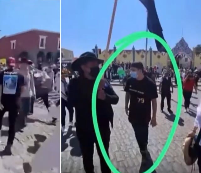 Funcionarios panistas de Lupita Cuautle se infiltraron en marcha de Generación Z: Armenta