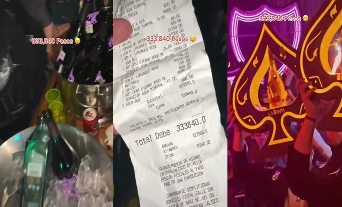 Salen de fiesta y les cobran 333 mil pesos de cuenta en bar de Guadalajara