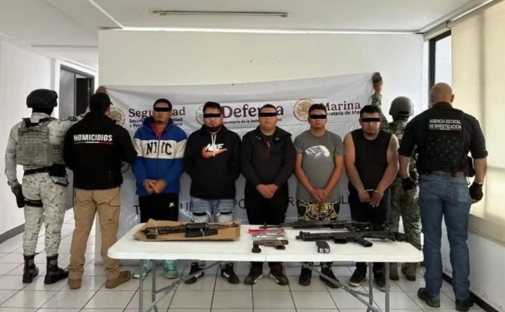 Detienen a seis en operativo en San Martín Texmelucan I Foto: Especial