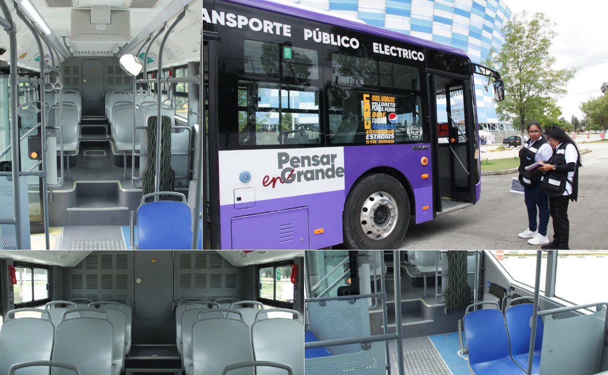 Los nuevos autobuses del transporte público son eléctricos | Foto: EsImagen