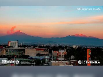¿Cómo amaneció el Popocatépetl? 9 de marzo 2021