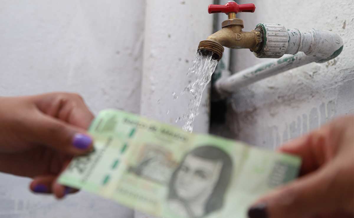 Aumento de tarifas de agua potable es del 4 al 7%, asegura Barbosa