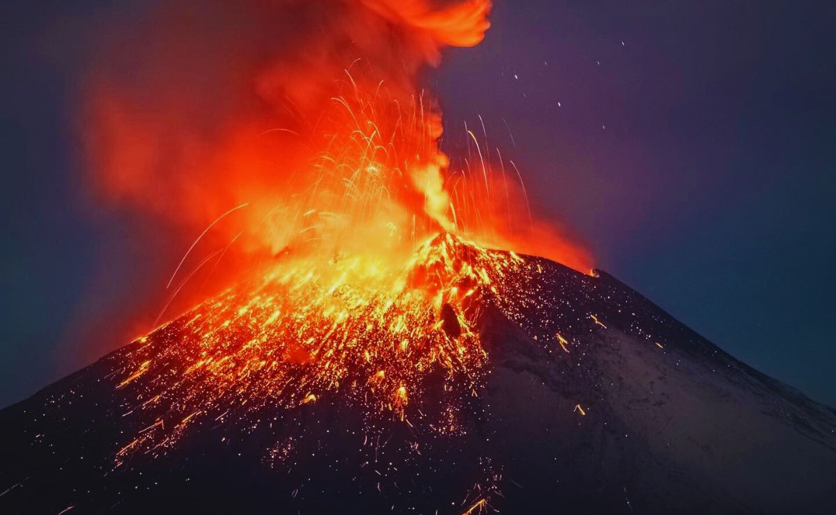 Antes de que termine el 2024 hagamos un recuento de la actividad del Popocatépetl | Foto: Erik Gomez Tochimani / SkyAlert