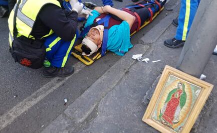 Conductor pierde control de auto y embiste a 12 ciclistas peregrinos en CDMX