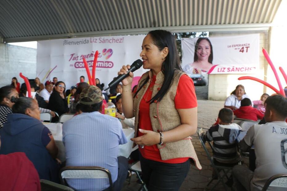 Liz Sánchez recorrió el fin de semana los municipios de Amozoc y Acatzingo | Fotos Especiales