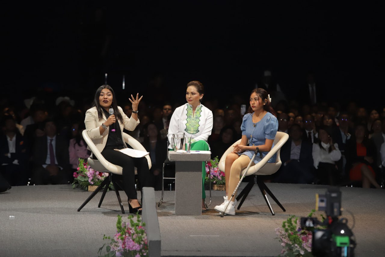 Gaby Bonilla presentó los logros y avances del SEDIF Puebla | Foto: EsImagen