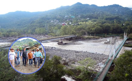 Armenta visita Jopala y atiende a los afectados por el desbordamiento del río