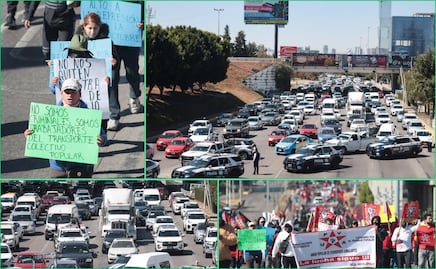 Taxistas piratas de la 28 de Octubre desquician el tráfico en Vía Atlixcáyotl