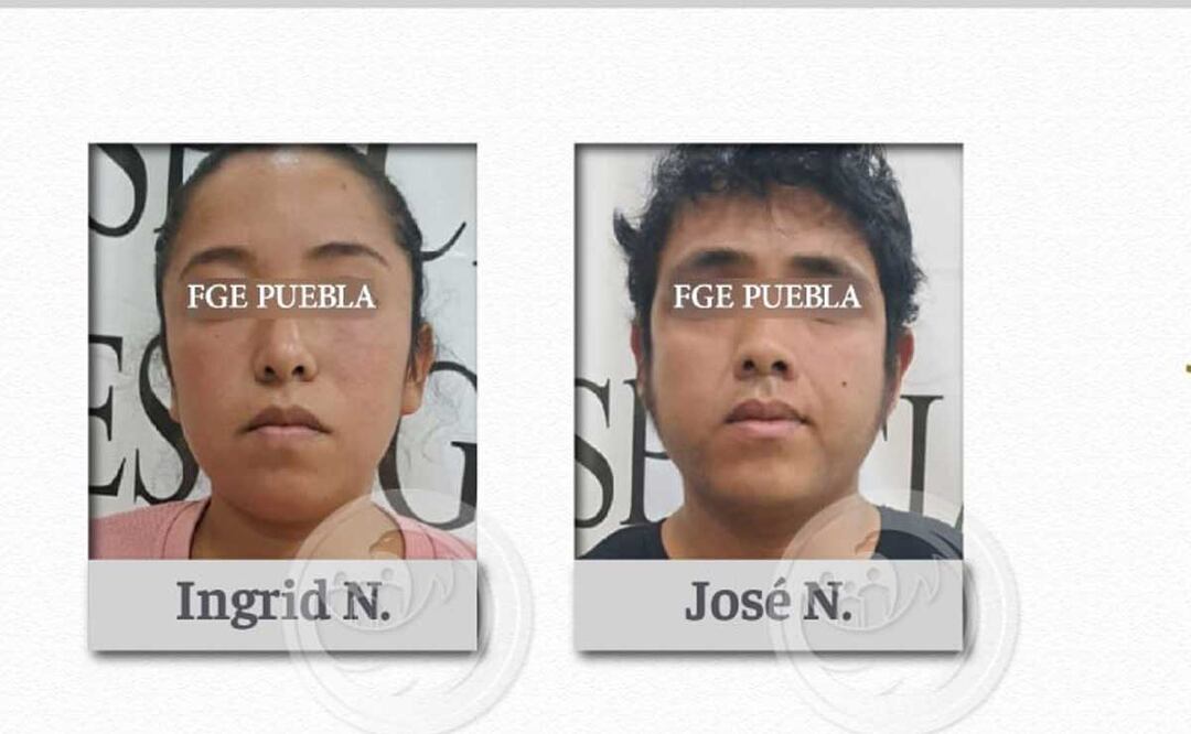 Ingrid N. y José N. fueron vinculados a proceso por el delito de violencia familiar, cometido en agravio de dos menores de 4 y 5 años | Foto: FGE Puebla