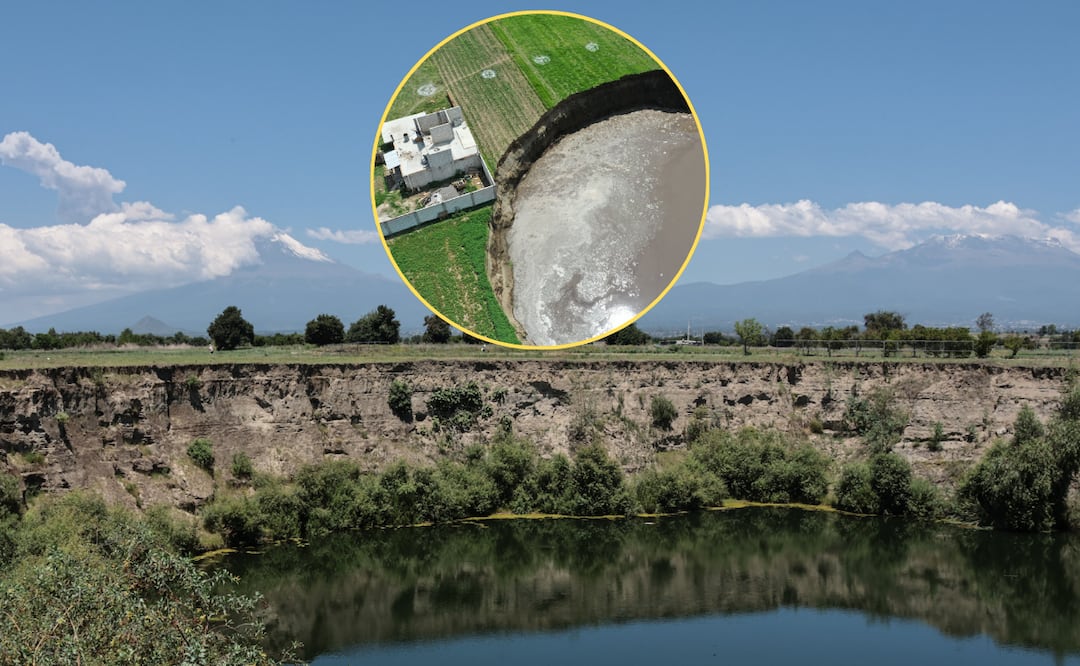 ¿Qué ha pasado con el socavón de Zacatepec a 5 años de su aparición? I Foto: EsImagen