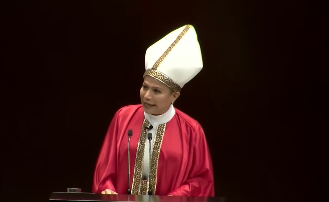 Diputada trans Salma Luévano aclara iniciativa sobre discurso de odio, tras vestirse de líder religioso. Foto: Captura de video