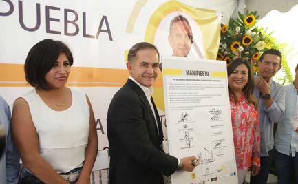 Impulsa Mancera en Puebla el manifiesto de gobierno de coalición