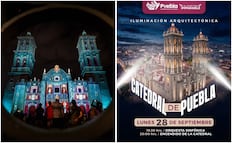 Invitan al encendido de la iluminación arquitectónica de la Catedral de Puebla