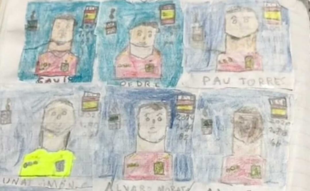 El pequeño desató su creatividad | Foto: Especial