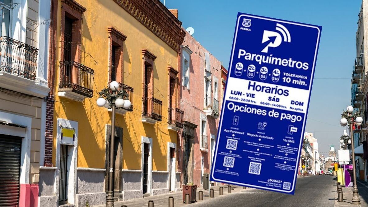 ABC de los parquímetros en Puebla. Ubicación, cómo pagar, multas, horarios y todo lo que debes saber