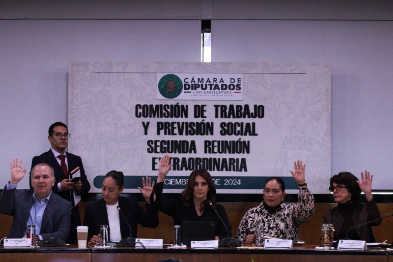 Por unanimidad, la Comisión del Trabajo en San Lázaro aprueba reforma en materia de plataformas digitales