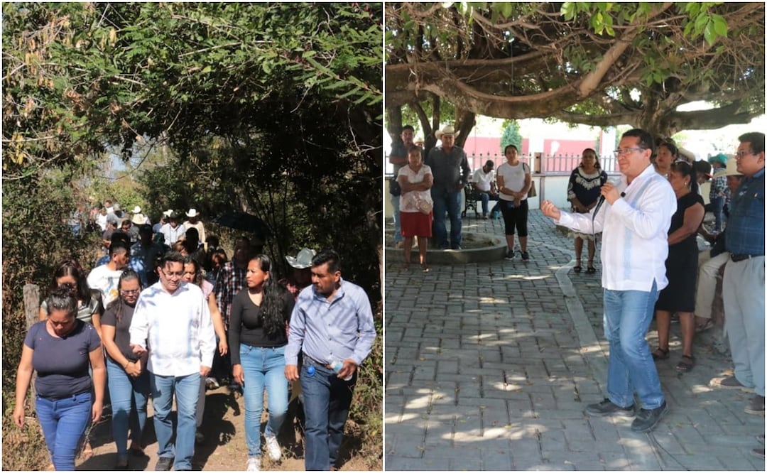Además, supervisó la construcción del vado que beneficiará a habitantes de la colonia El Mirador | Foto: Congreso del Estado