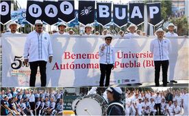 Participa BUAP en el desfile conmemorativo por el 164 Aniversario de la Batalla del 5 de Mayo