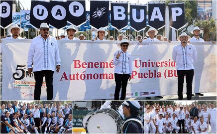 Participa BUAP en el desfile conmemorativo por el 164 Aniversario de la Batalla del 5 de Mayo