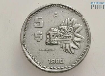 Cuánto vale hoy la moneda de 5 pesos de Quetzalcóatl de los años 80