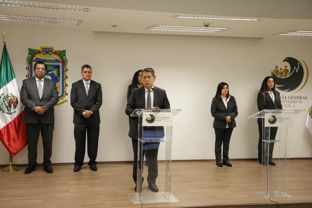 El fiscal de Puebla informó de los avances en la aprehensión de los agresores de Neto Calderón | Foto: Agencia Es Imagen para El Universal Puebla