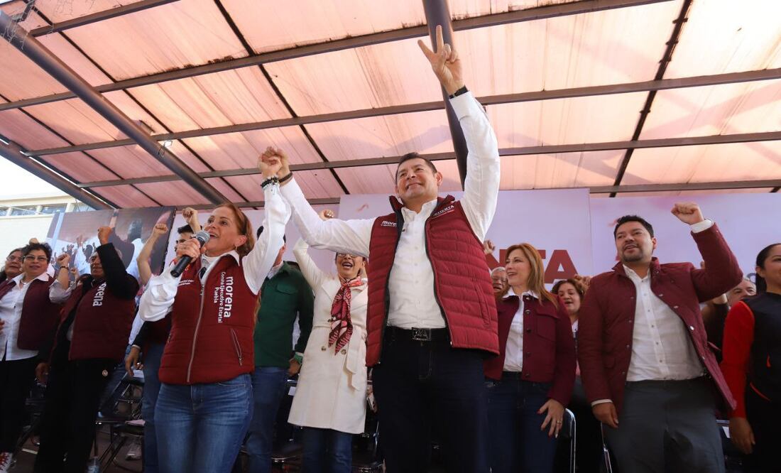 Alejandro Armenta organizó este 25 de diciembre su primer evento masivo | Foto: Agencia Es Imagen para El Universal Puebla