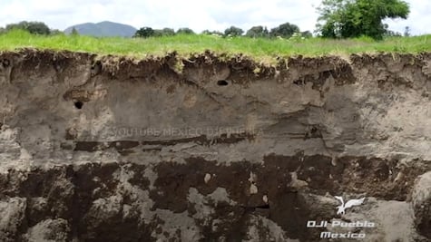 ¿Por qué hay agujeros en las paredes del socavón de Puebla? UNAM explica el "misterio"