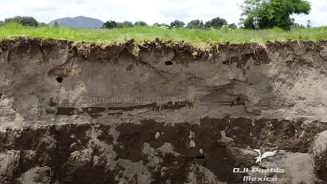 ¿Por qué hay agujeros en las paredes del socavón de Puebla? UNAM explica el "misterio"