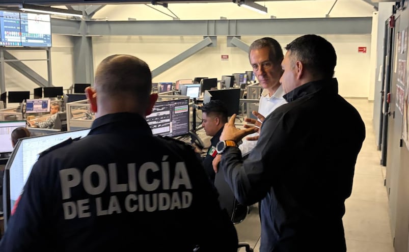 Verifica Pepe Chedraui funcionamiento del sistema de videovigilancia en la DGERI