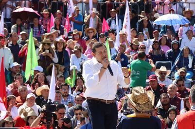 Alejandro Armenta asegura que la megacoalición de la 4T va a obtener la victoria en Puebla