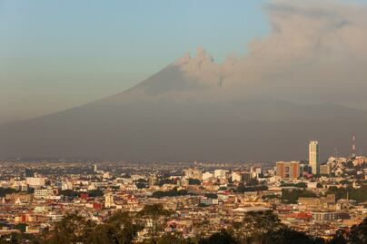 Texmelucan se mantiene con mala calidad del aire por la ceniza del Popocatépetl
