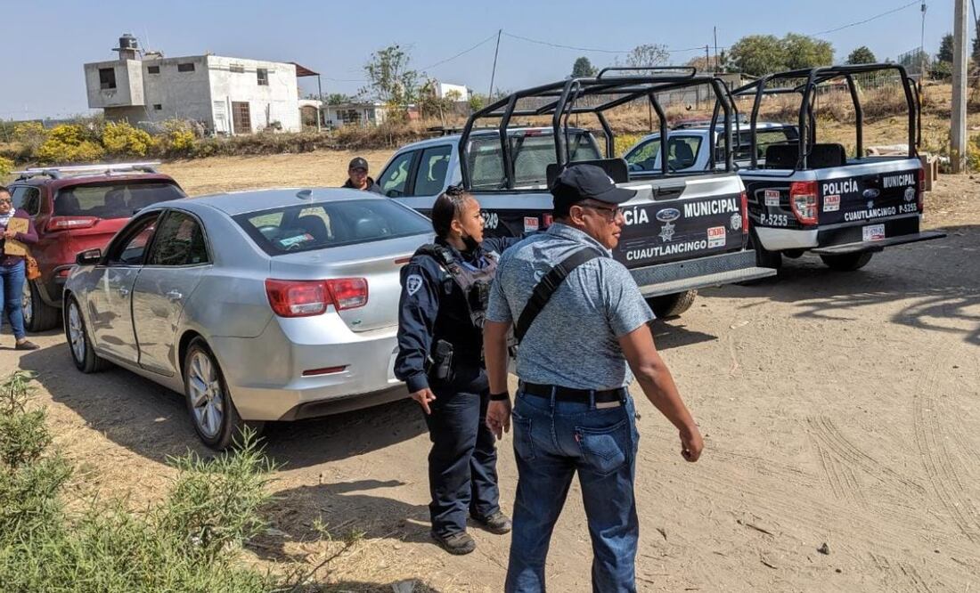 El cadáver desnudo de una mujer fue encontrado en el camino que comunica a Cuautlancingo con Ocotlán | FOTO: Agencia Es Imagen para El Universal Puebla