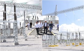 Armenta visita la subestación eléctrica en el Polo de Desarrollo de San José Chiapa 