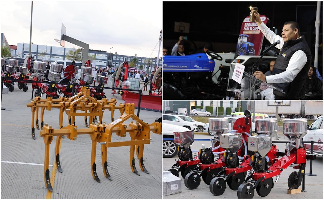 En esta segunda etapa, se adquirieron 357 nuevos equipos, 82 tractores y 250 implementos especializados | Foto: Gobierno del Estado