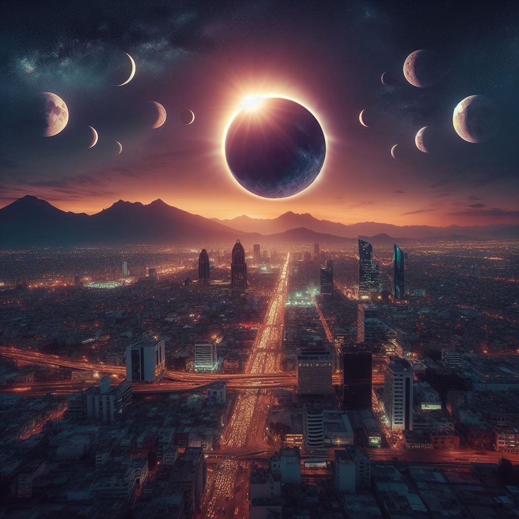 Esto dice la IA sobre el próximo eclipse total de Sol | Imagen tomada de la IA por El Universal Puebla