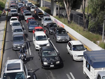 Anuncian cierres parciales en Recta a Cholula por bacheo