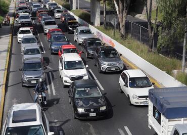 Anuncian cierres parciales en Recta a Cholula por bacheo